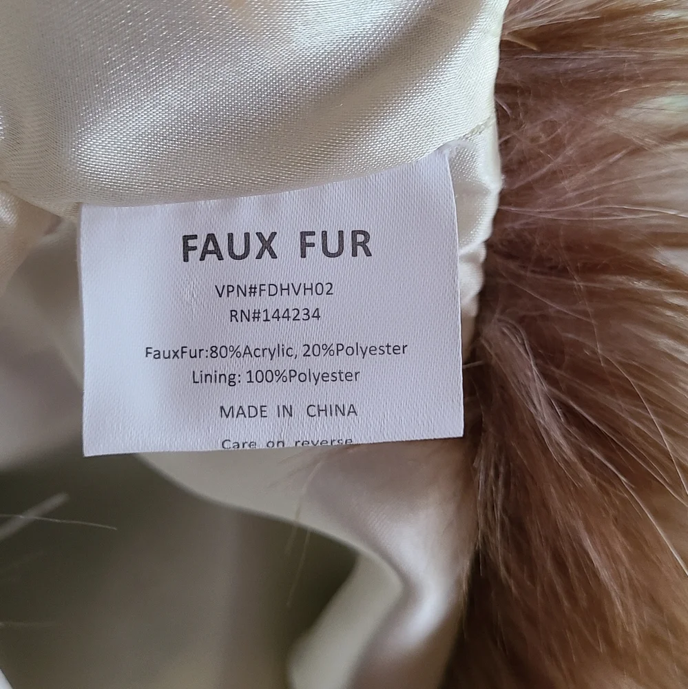 NWT Foxiedox Bambi Faux Fur Bolero - Picture 11 of 13